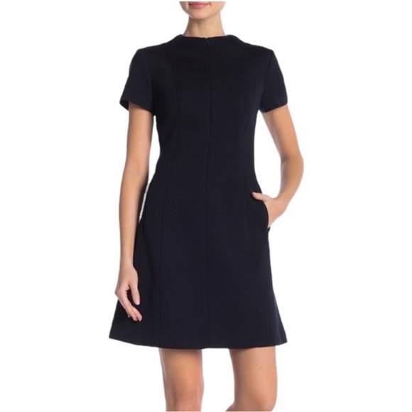 NWT new with tags Theory Apalia black dress crepe size 4 - Picture 3 of 7